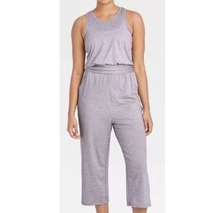 All In Motion Knit Jumpsuit XL Gray